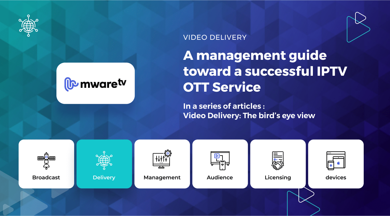 A management guide towards a successful IPTV OTT Service: Video Delivery: the bird’s eye view