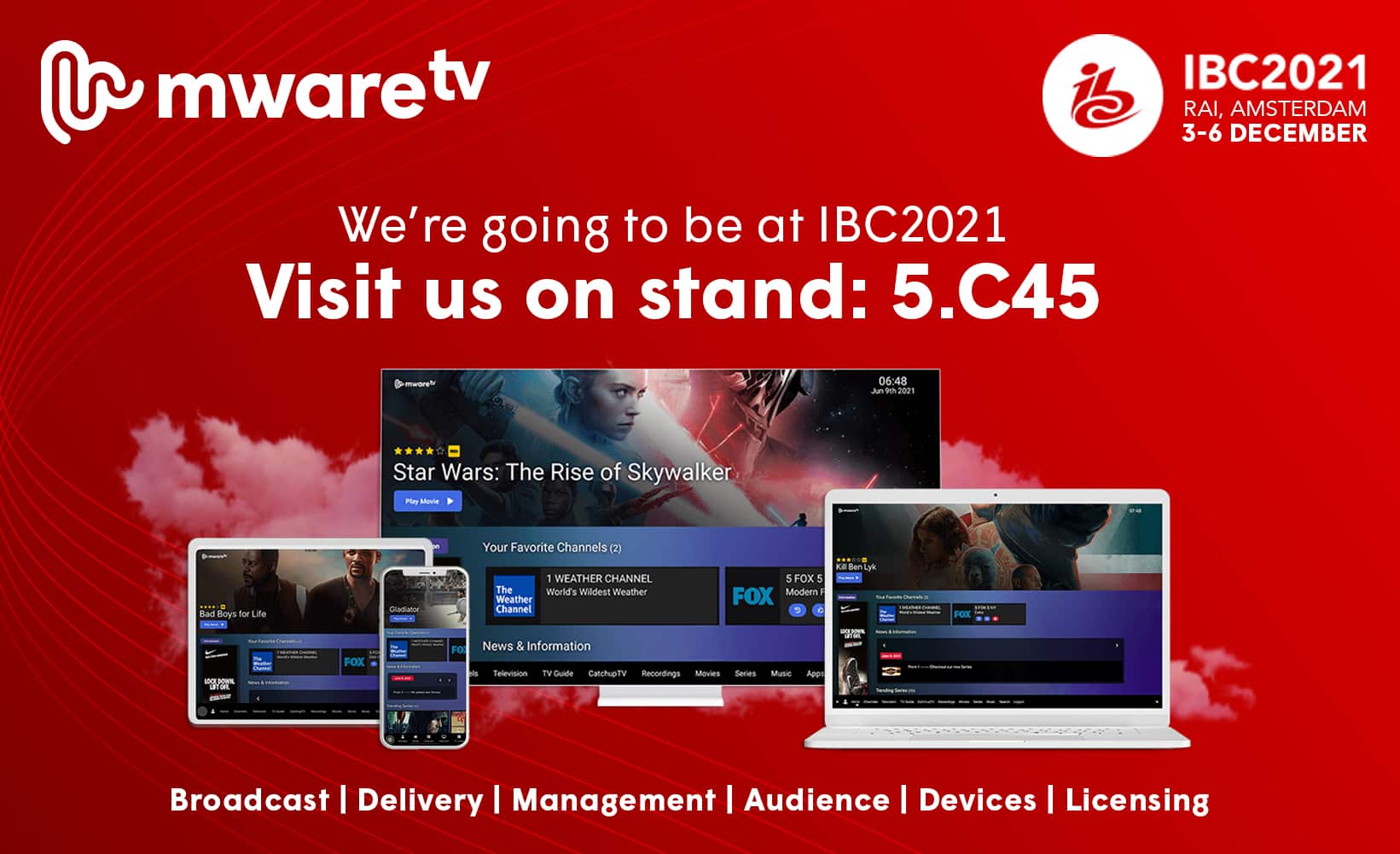 MwareTV to provide IBC 2021 visitors with financial business case and branded Proof of Concept IPTV OTT service